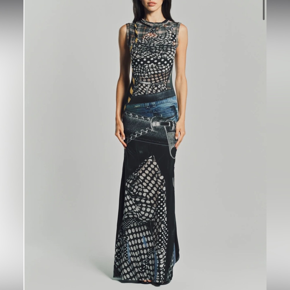 Stylish Black and Gray Women Dress